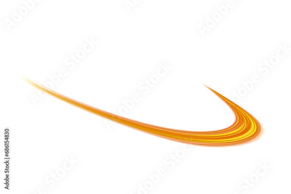 Obraz Glowing magic light effect on transparent background