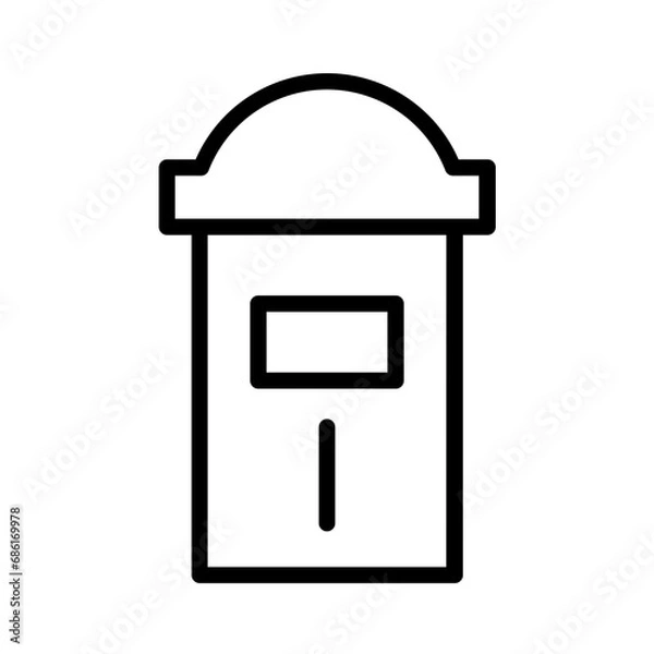 Obraz Box City Mail Outline Icon