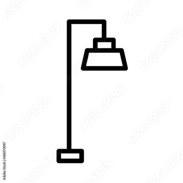 Obraz Hotel Service Shower Outline Icon