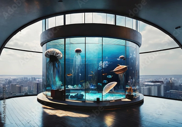 Obraz 空の水族館