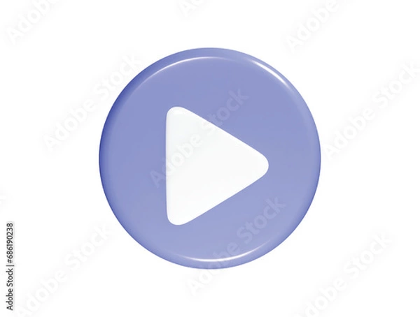 Obraz Video player icon illustration element