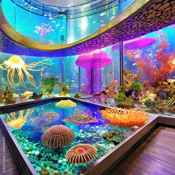 Fototapeta 泳げ！海洋生物