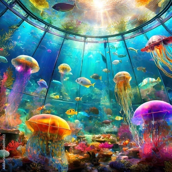 Obraz 究極の夢の海洋生物