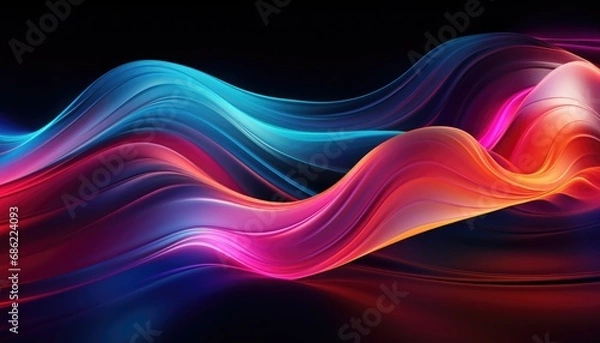 Fototapeta Dynamic abstact minimal background