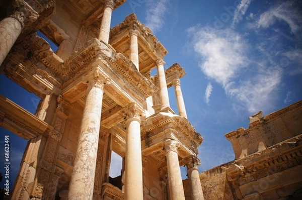 Obraz エフェソス遺跡 セルシウス図書館