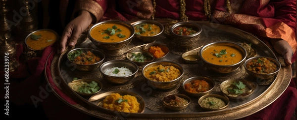 Obraz Indian Maharaja Thali