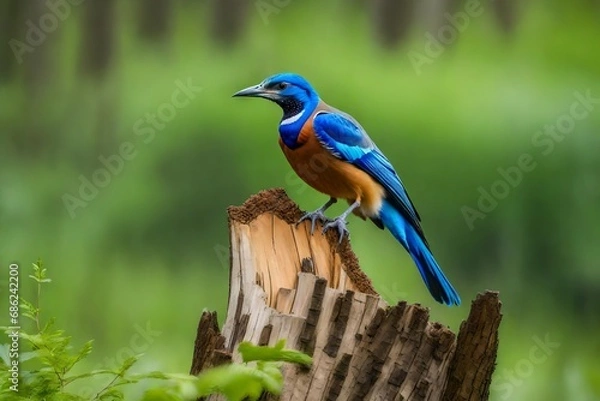 Fototapeta kingfisher on the branch