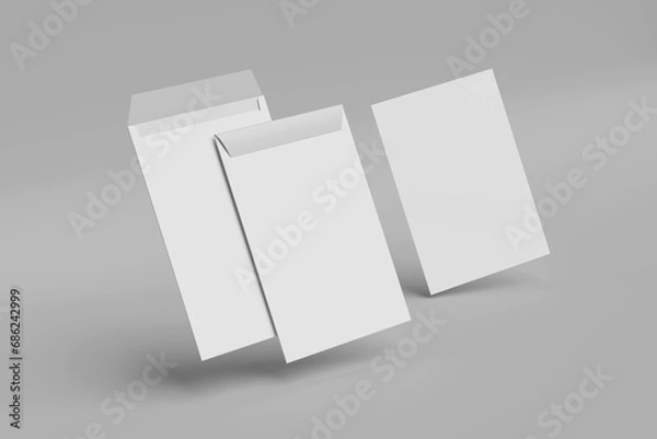Obraz envelope c4 mockup