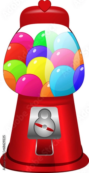 Obraz Candy gum machine