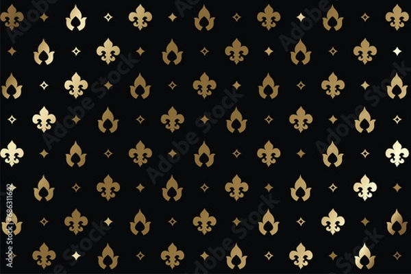 Fototapeta seamless pattern, Luxury background
