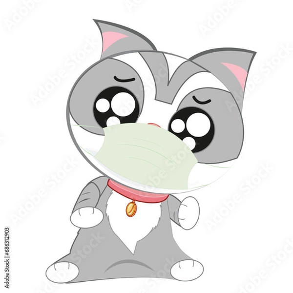 Fototapeta Cat cartoon