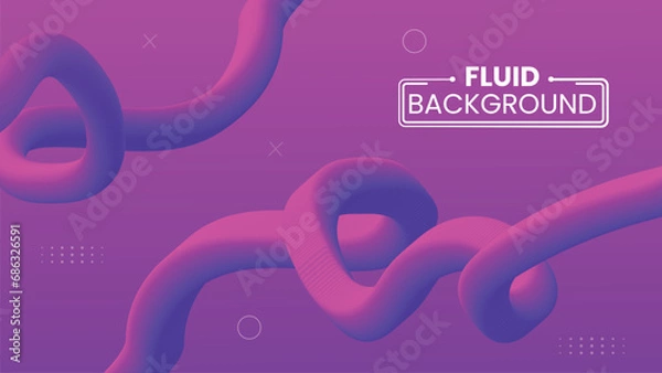 Fototapeta Gradient Fluid Background Realistic Abstract Fluid Background