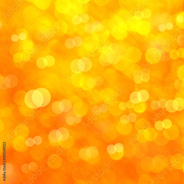 Fototapeta Orange bokeh background for seasonal, holidays, event celebrations and various design works
