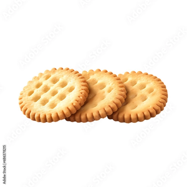 Fototapeta Brazilian biscuit breakfast snack isolated on transparent background