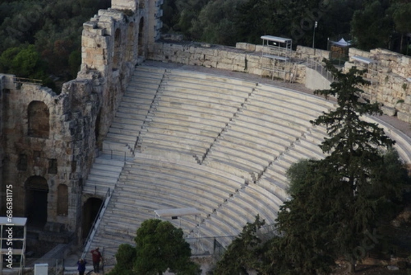 Fototapeta odeón de herodes ático
