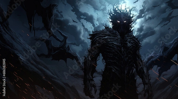 Obraz Dark Forest Watcher