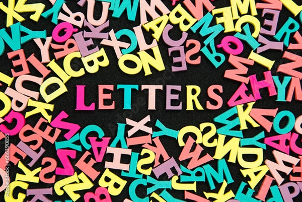 Obraz alphabet lettering letters