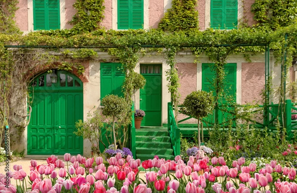 Fototapeta Dom i ogrody Claude'a Moneta w Giverny (Francja)