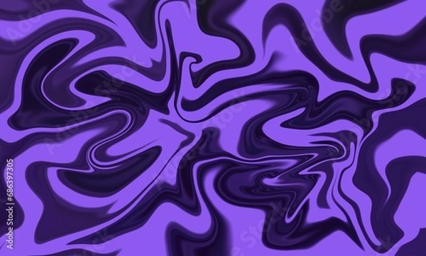 Fototapeta Purple black liquid abstract background illustration