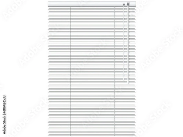 Obraz 開いた白いブラインド　背景壁紙