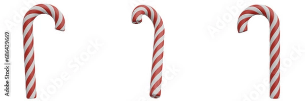Fototapeta Candy Cane 3D