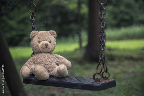 Obraz Huśtawka pluszowego misia