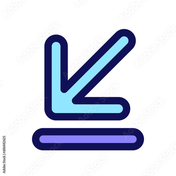 Fototapeta Minimize Icon