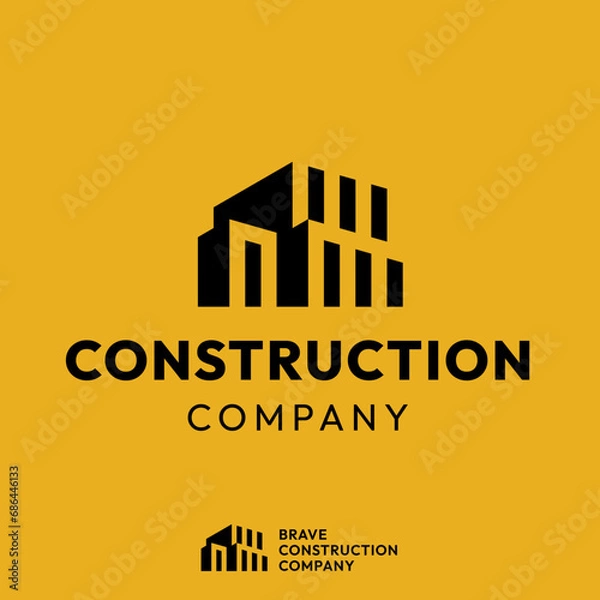 Fototapeta Building Construction Logo