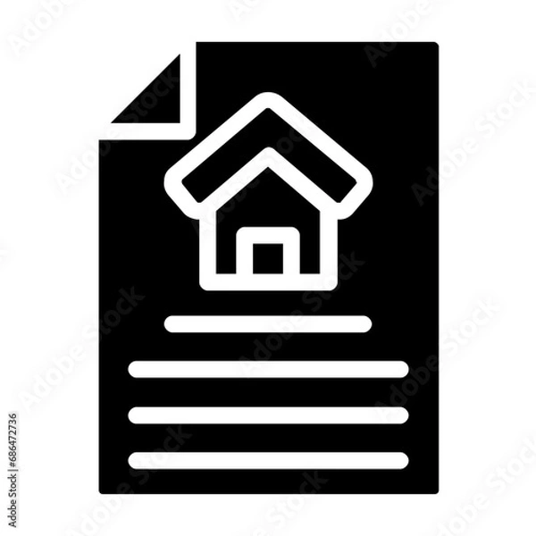 Fototapeta document icon