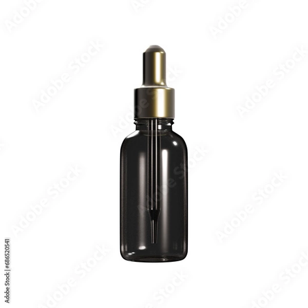 Obraz set of bottles isolated , 3d render