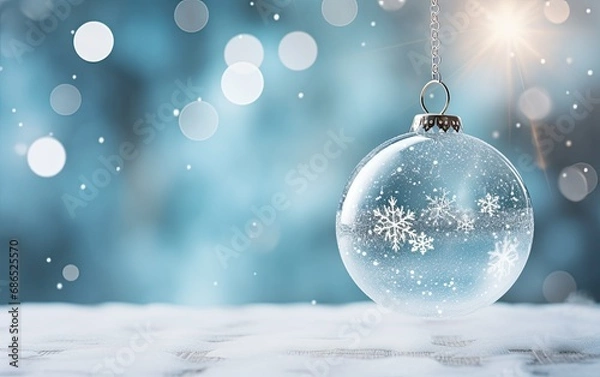 Fototapeta christmas background with ornament