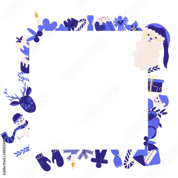 Obraz Blue Christmas