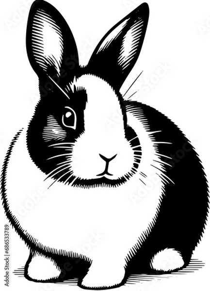 Obraz Netherland Dwarf Rabbit icon 4