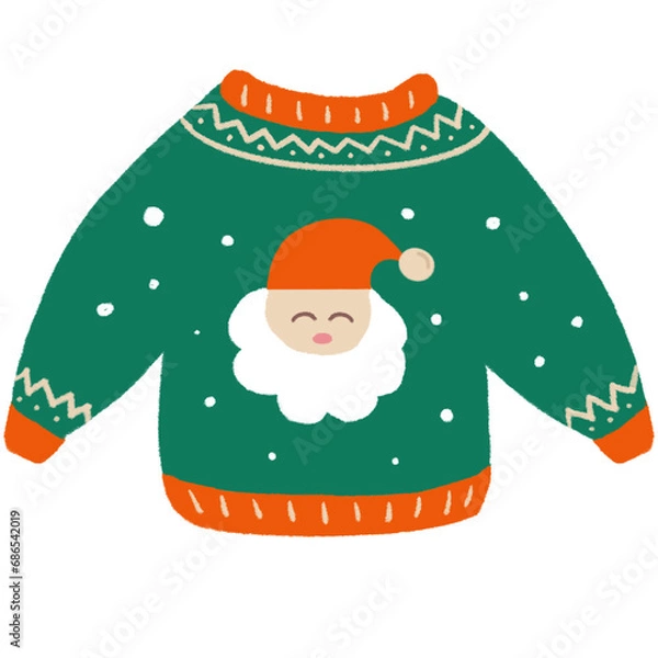 Obraz 크리스마스 니트 일러스트