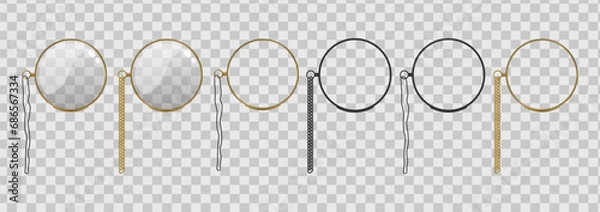 Fototapeta Glass monocle