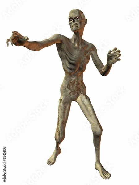 Fototapeta Illustration eines Zombies