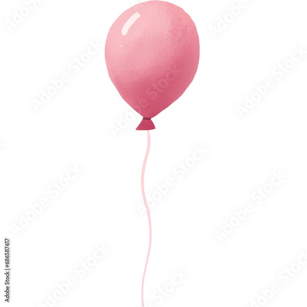 Fototapeta pink balloon 