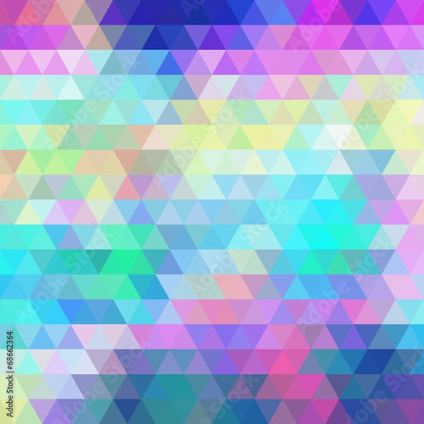 Fototapeta Multicolor Abstract Background Consisting of Triangles