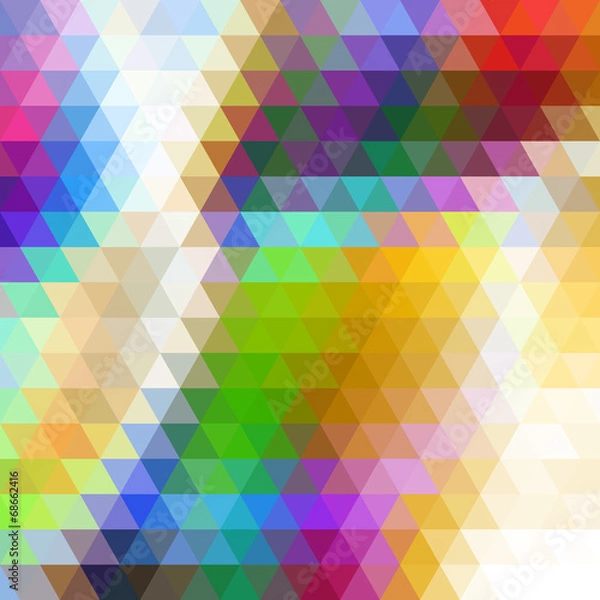 Fototapeta Multicolor Abstract Background Consisting of Triangles