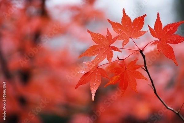 Fototapeta japan maple leaves