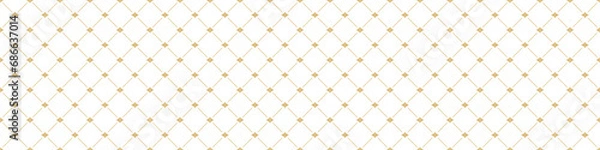Fototapeta Seamless geometric pattern of diagonal lines and elements of oriental ornament. Flat style.