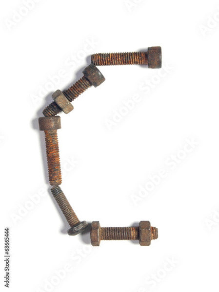 Obraz Rush bolt character "C"