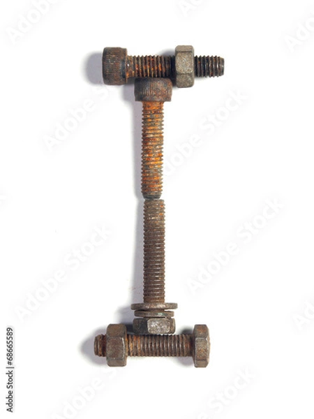 Obraz Rush bolt character "I"