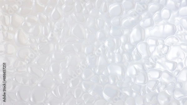 Fototapeta white crumpled texture background. Generative AI image.