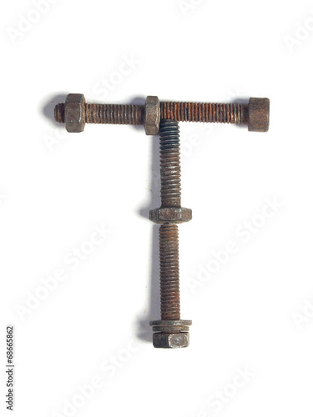 Obraz Rush bolt character "T"