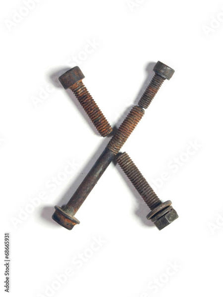 Obraz Rush bolt character "X"