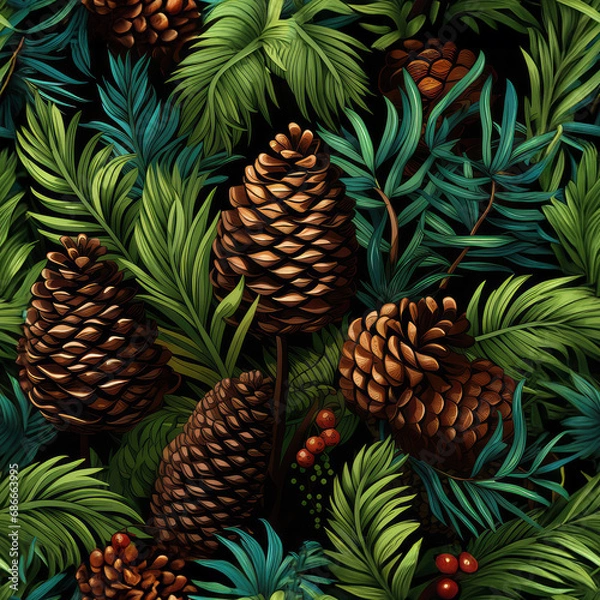 Fototapeta Seamless Pattern for printing, sublimation, digital paper