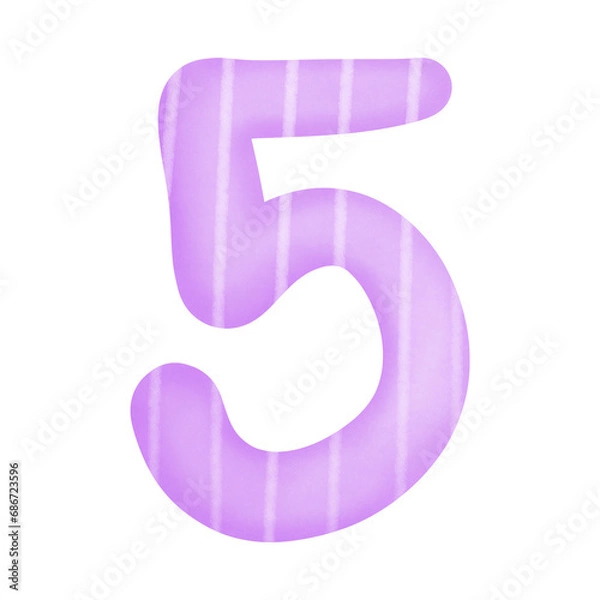 Fototapeta alphabet A-Z and numbers 0-9, Purple with a line pattern. Illustrations of Letters A-Z and numbers 0-9 suitable for making various art projects, A-Z and numbers 0-9 clipart, hand drawing
