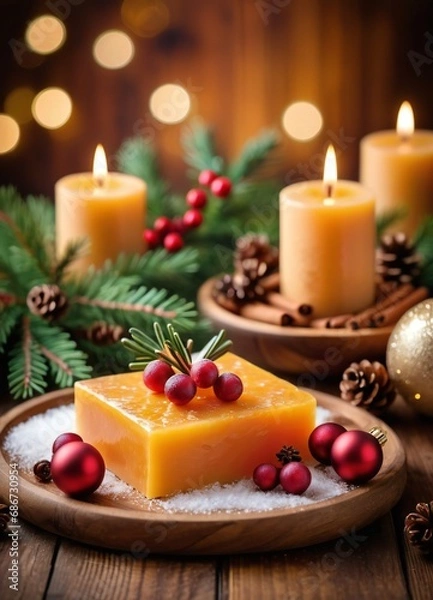 Fototapeta Christmas dinner