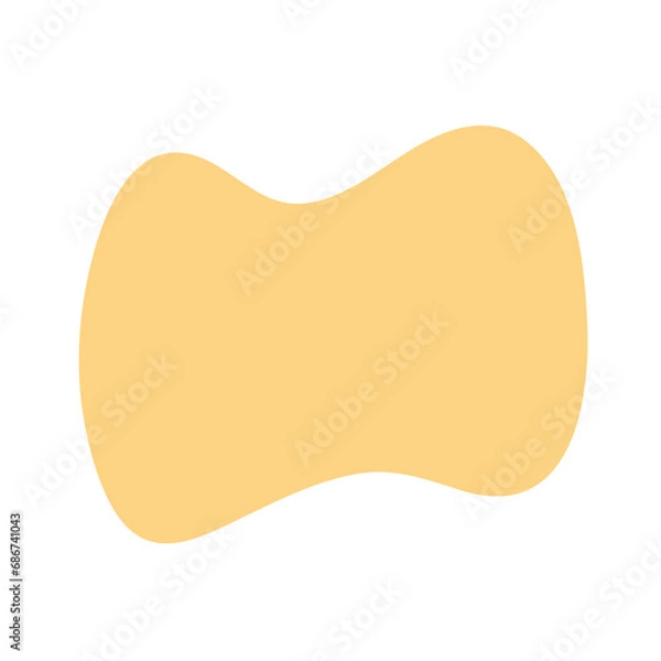 Fototapeta Abstract Blob Organic Shape
